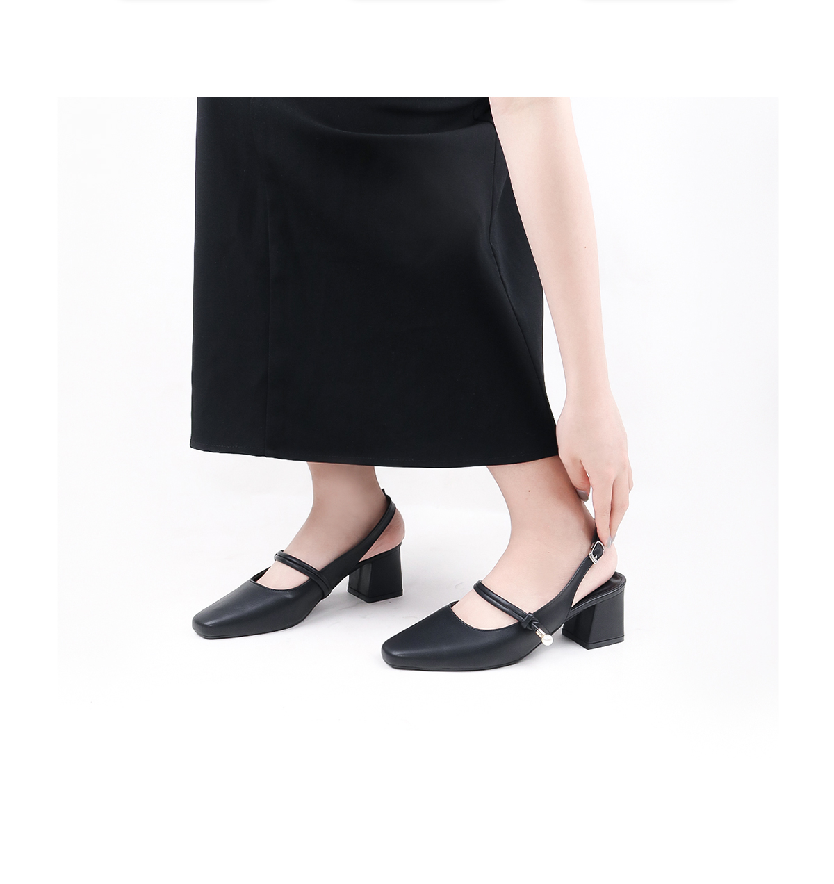 Giày cao gót Erosska EL045 màu kem - Ảnh 2
