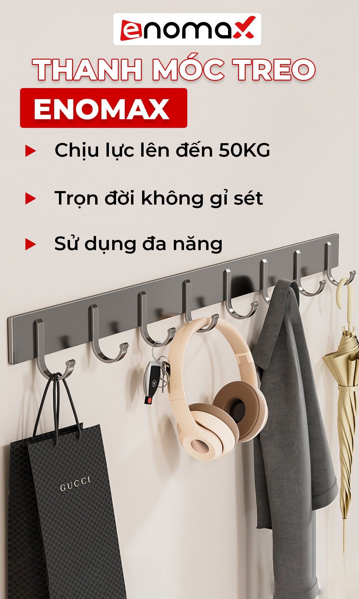 Móc treo quần áo Enomax