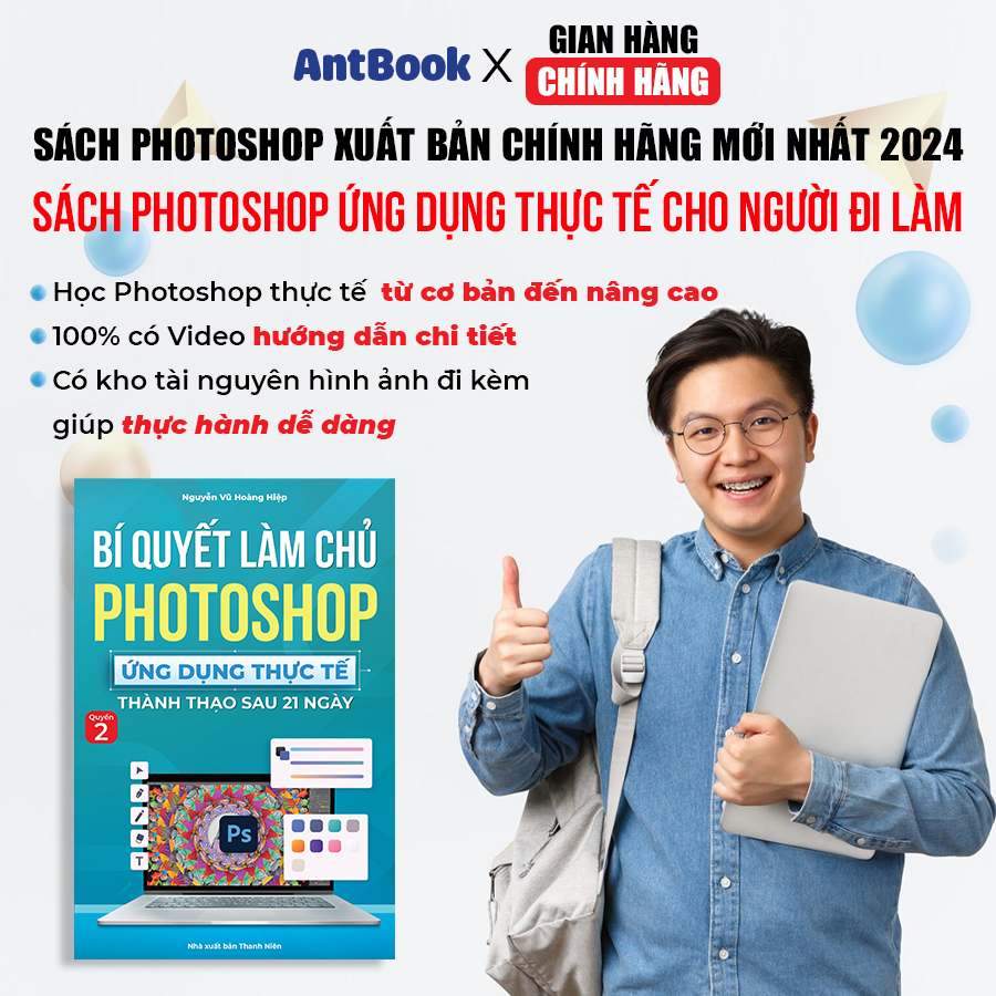Sách Bí Quyết Làm Chủ Photoshop Quyển 2 Nâng Cao, In Màu, Tặng Kèm ...