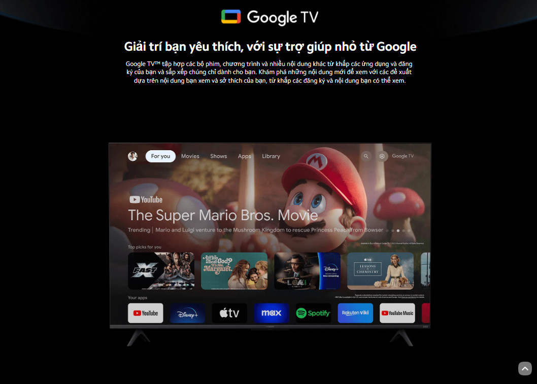 Mô tả Tivi Xiaomi A Pro 55inch 2025 Google TV, Điều khiển giọng nói, Độ phân giải 4K - Hàng Chính Hãng - 10