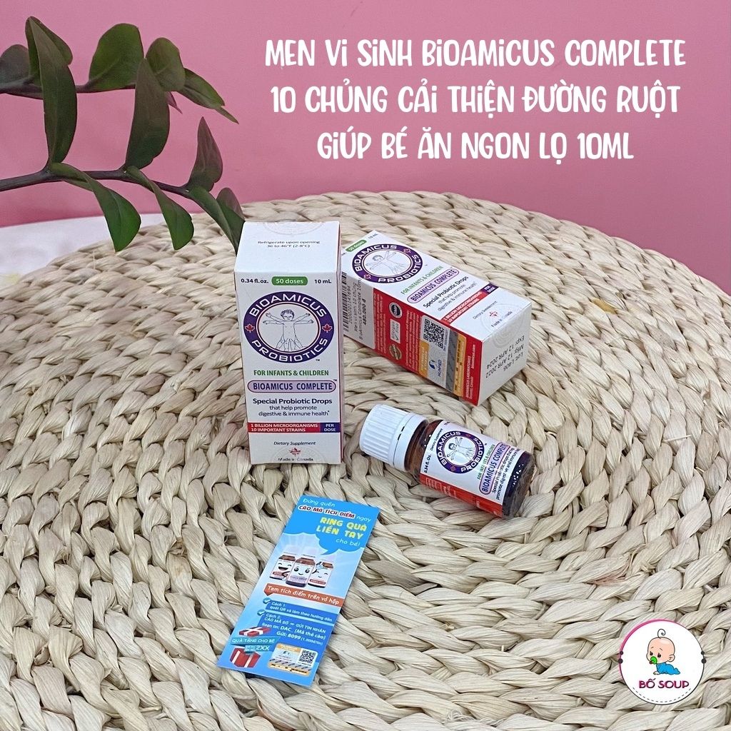 Men Vi Sinh Bioamicus Complete 10 Chủng Cải Thiện Đường Ruột Giúp Bé Ăn ...