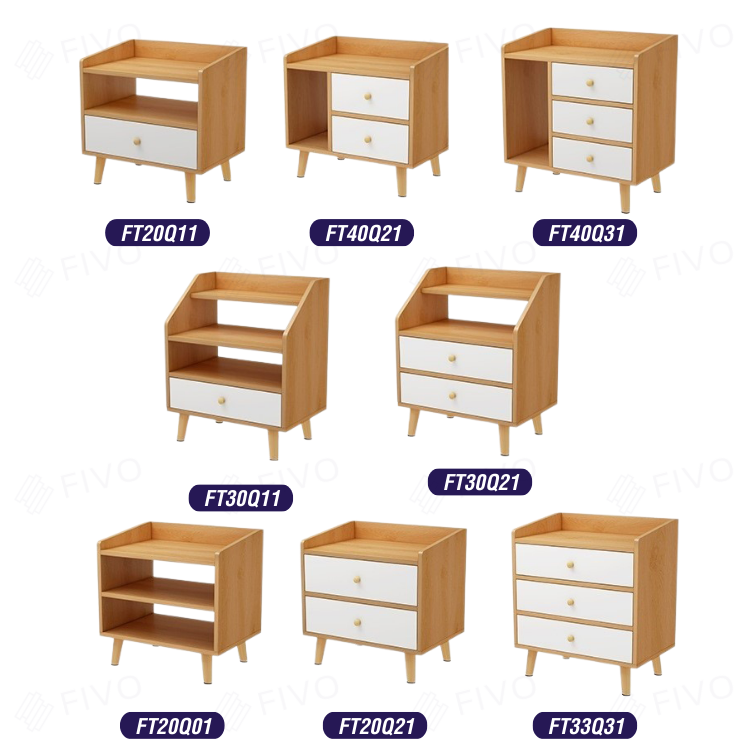 Mô tả Kệ Tủ Đầu Giường Gỗ Mini Nhiều Ngăn Đẹp Hiện Đại FIVO Phong Cách Châu Âu Sang Trọng, Phù Hợp Cho Mọi Kiểu Phòng - 8