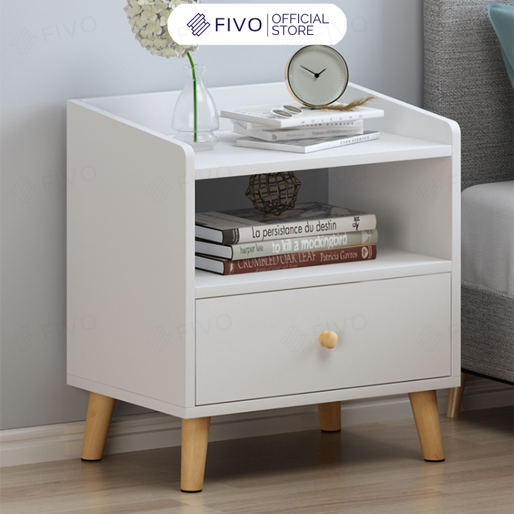 Kệ tủ đầu giường FIVO màu gỗ