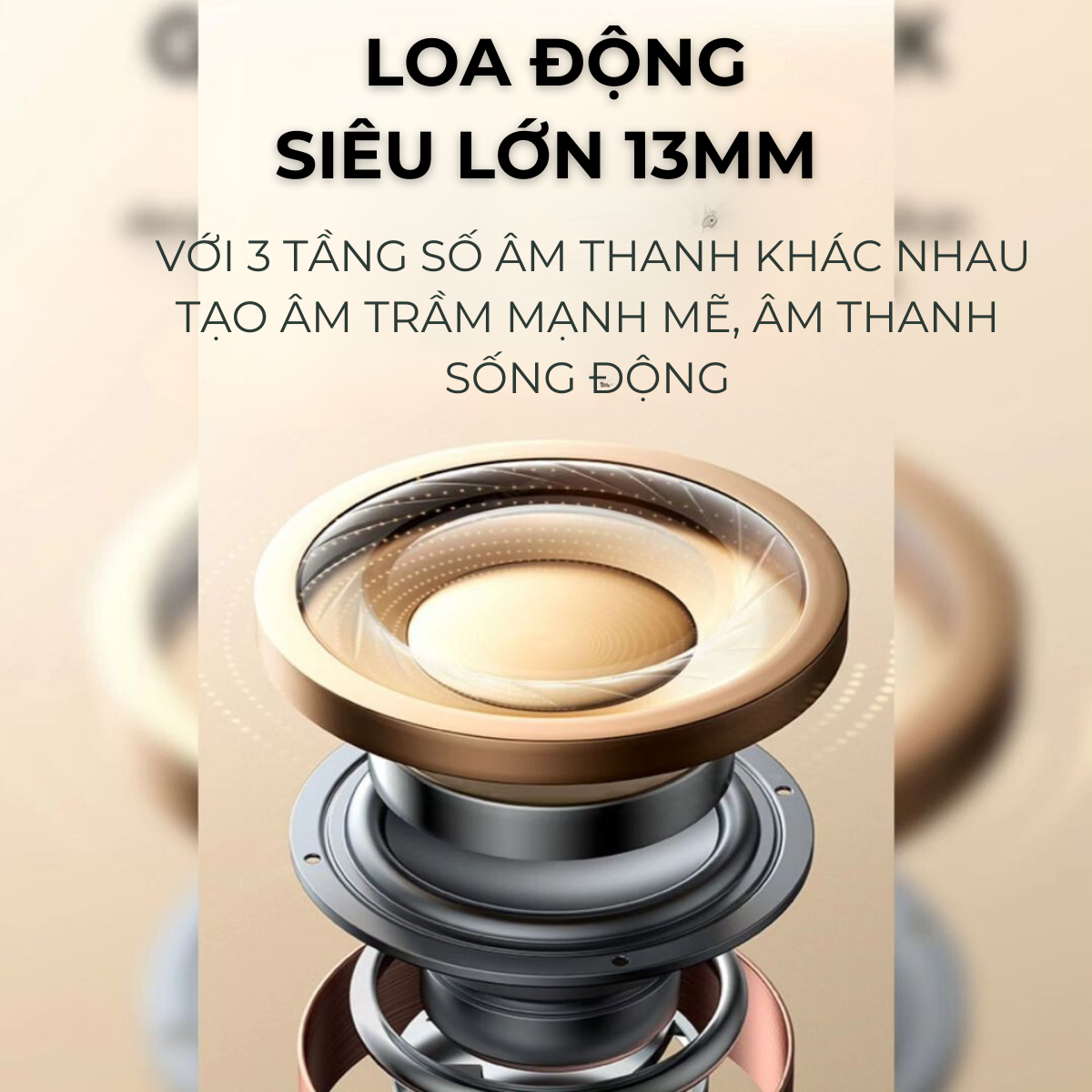 Mô tả Tai Nghe Không Dây Bluetooth 5.3 VIVAN Infinity GT2 Chống Nước IPX4 Playtime Đến 40H - 4