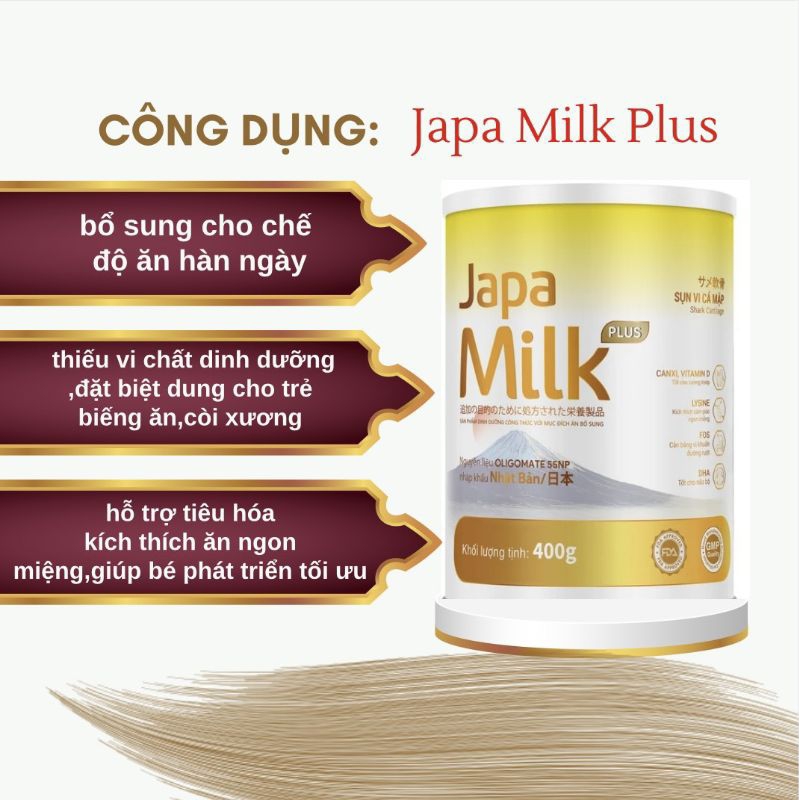Mô tả Mua 2 tặng 1 sữa Japa Milk giúp con phát triển toàn diện, tăng cân , tăng chiều cao Japa kids - 2