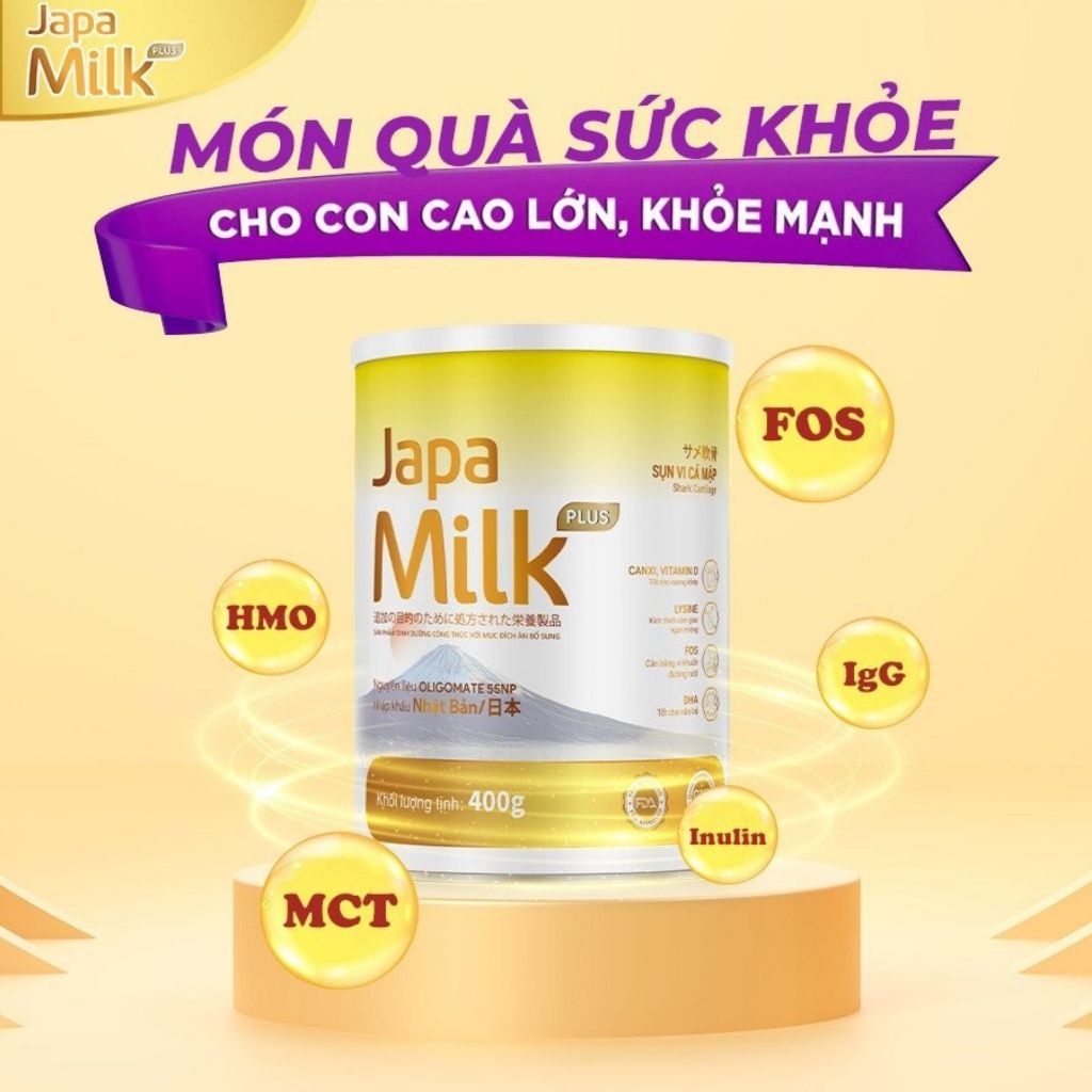 Mô tả Mua 2 tặng 1 sữa Japa Milk giúp con phát triển toàn diện, tăng cân , tăng chiều cao Japa kids - 3