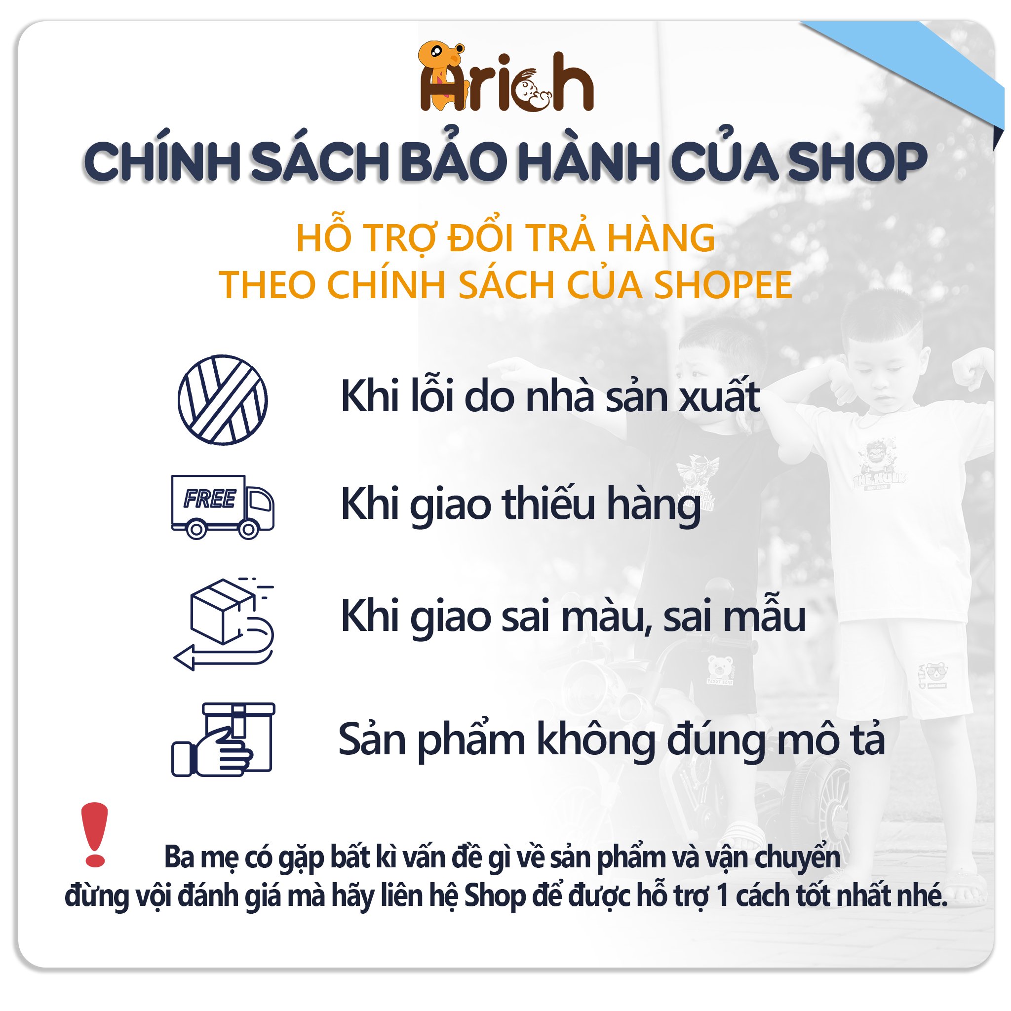 Mô tả Body cộc tay Arich vải sợi tre petit cao cấp, co giãn, mềm mịn cho bé trai bé gái size 0-18tháng - 5