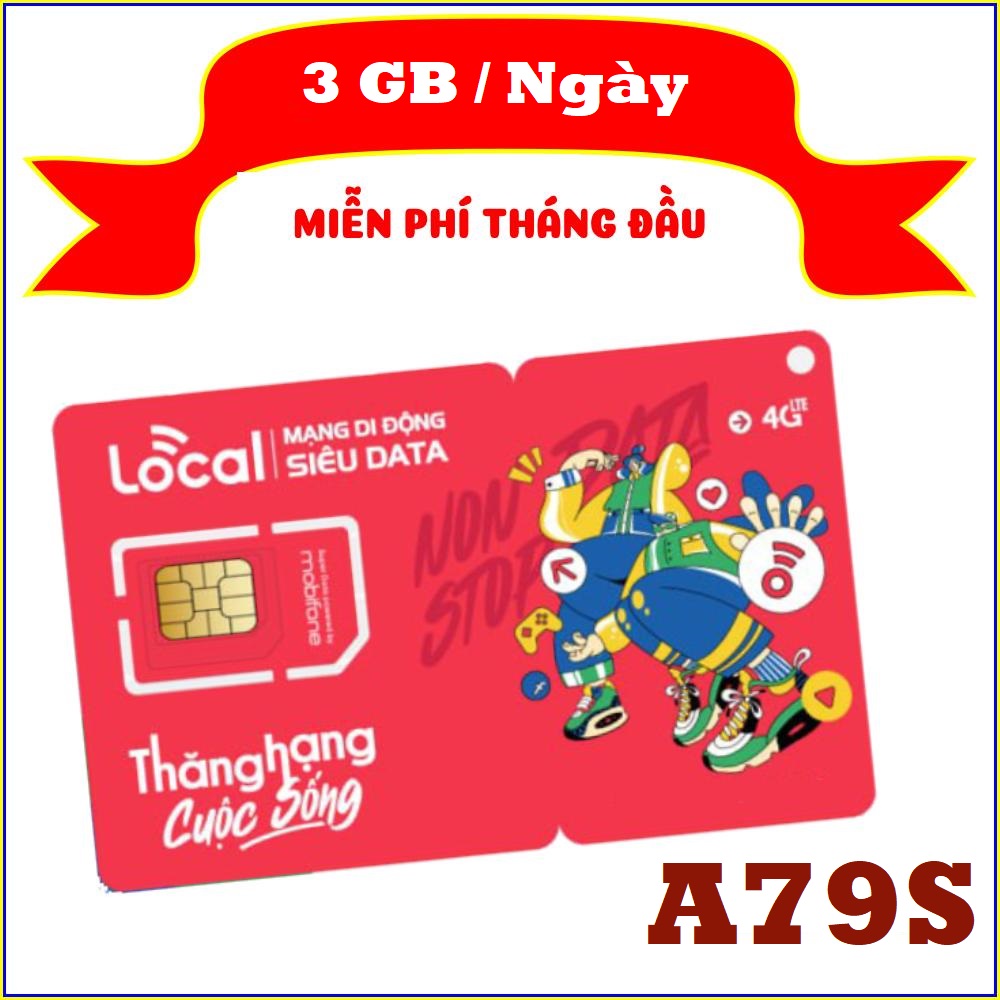 Mô tả Sim Local Mobifone 0đ - A69 - A79 - A119 Dùng 4G MAX DATA, Gọi FREE, Đăng Ký Được Gói Dài Kỳ - 4