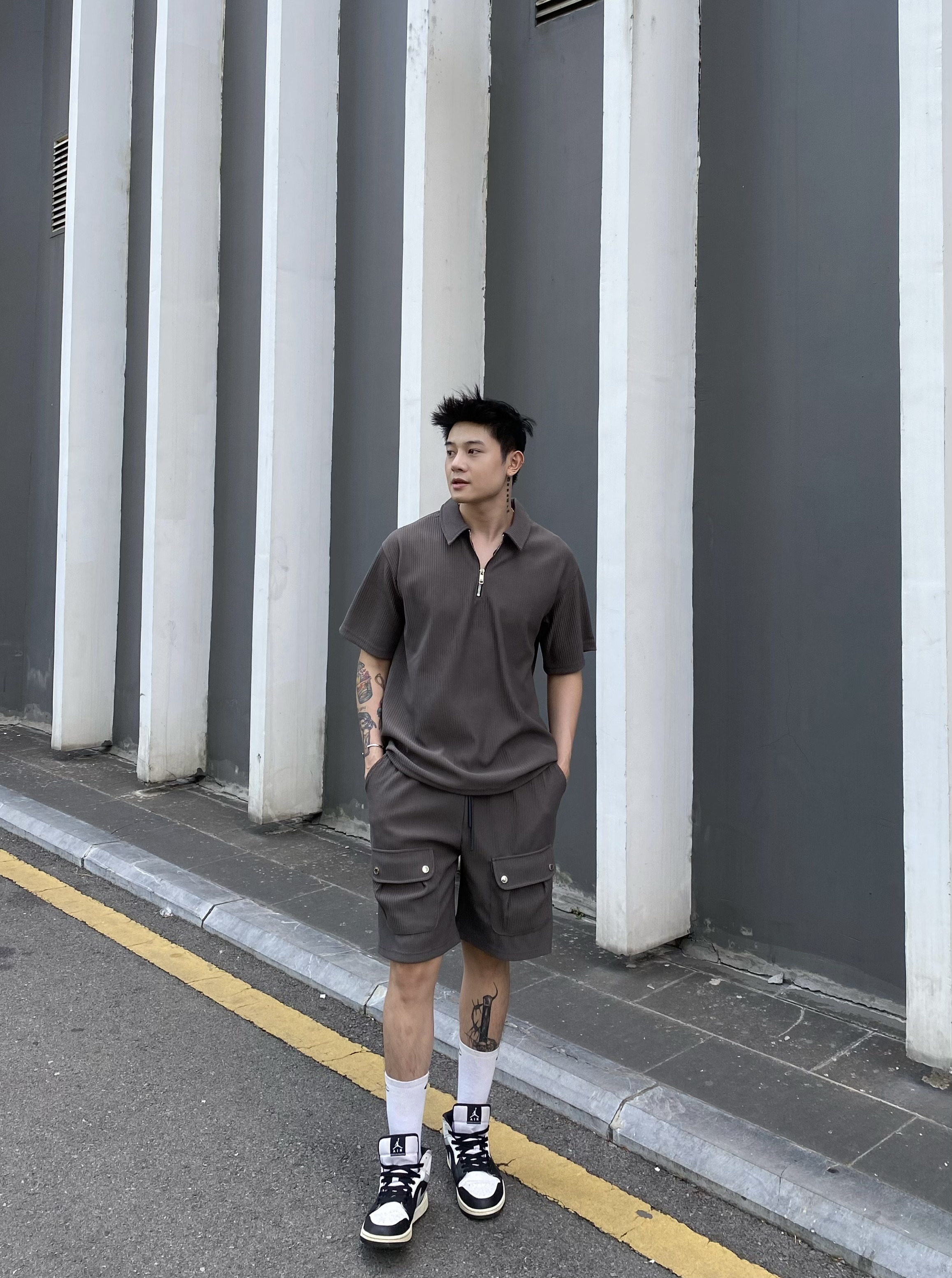 Mô tả Set Polo NEWSEVEN Double Striped SET.340 - 4