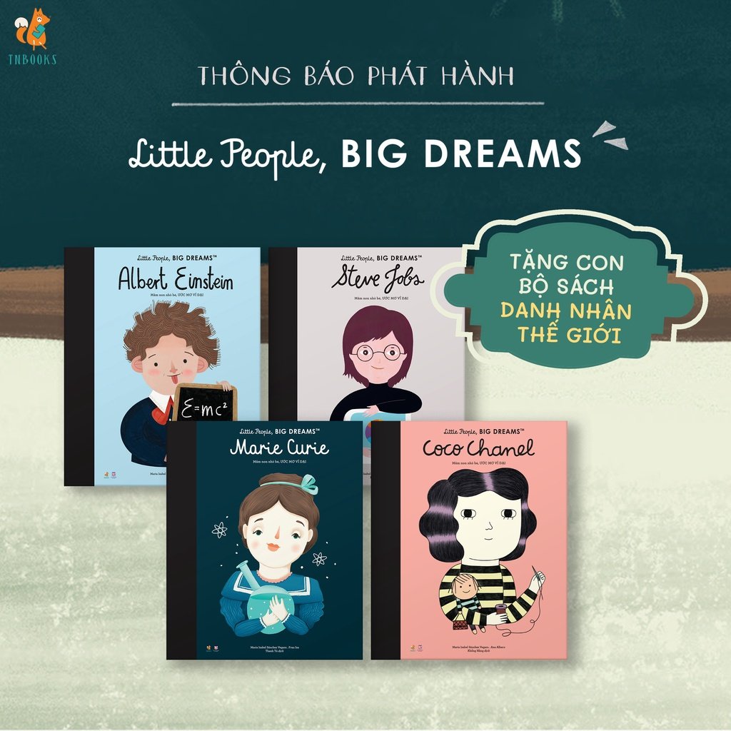 Mô tả Sách Tương Tác Cho Bé - Bộ 4 Cuốn Danh Nhân Thế Giới - Mầm Non Nhỏ Bé, Ước Mơ Vĩ Đại - 1