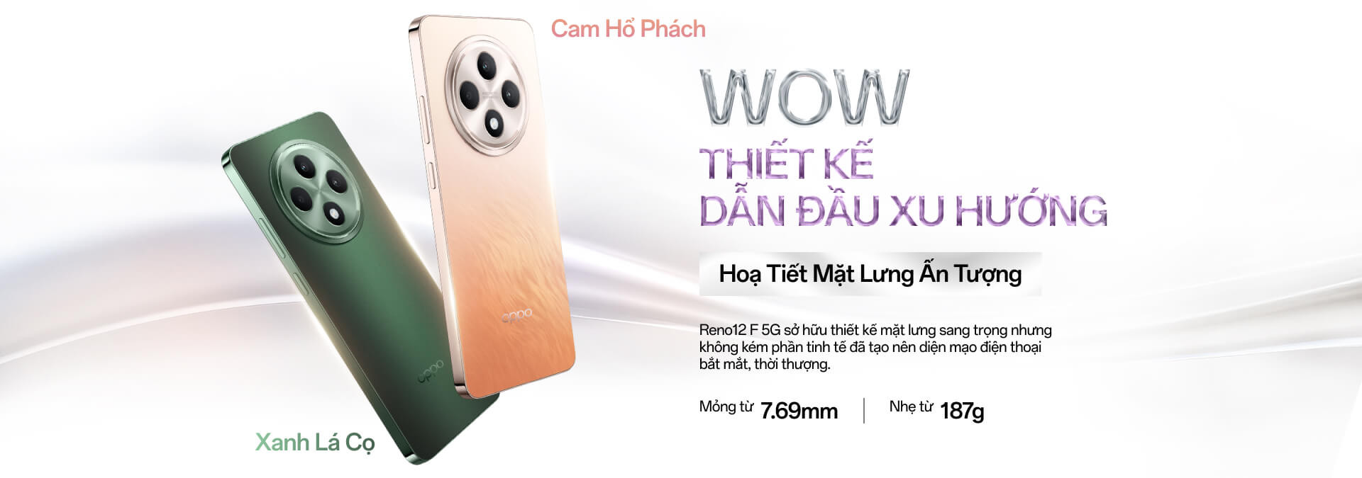 Mô tả Điện thoại OPPO Reno12 F 5G - Hàng Chính Hãng, Mới 100%, Bảo Hành 12 Tháng - 1