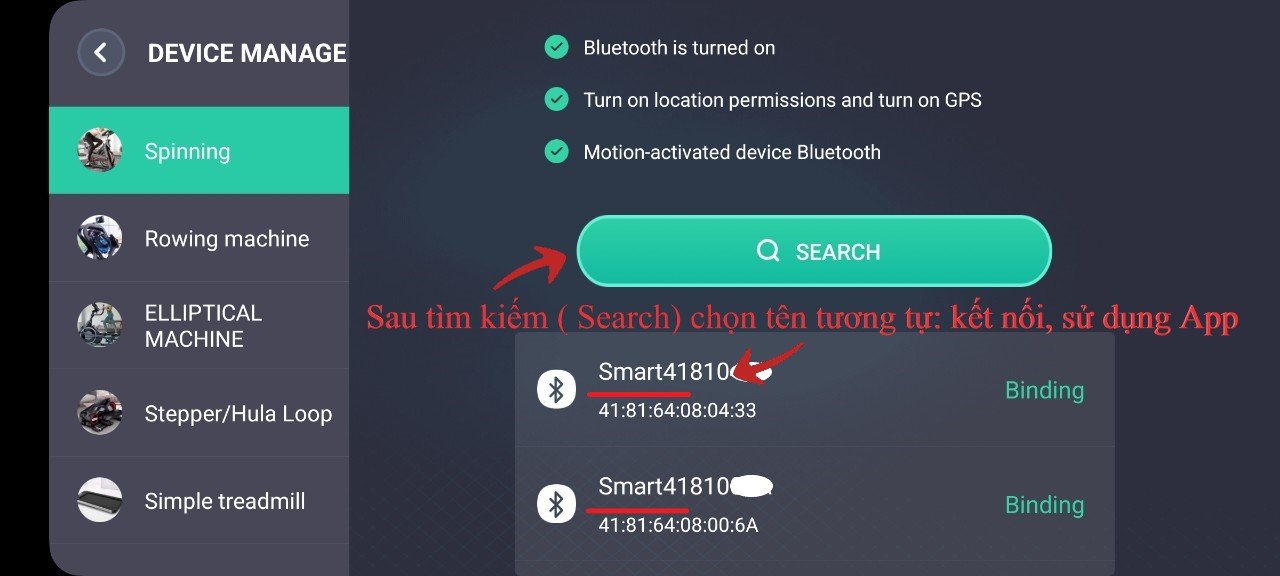 Mô tả BG -Xe đạp tập thể dục tại nhà, máy tập thể dục Fitness, có bluetooth kết nối - 1