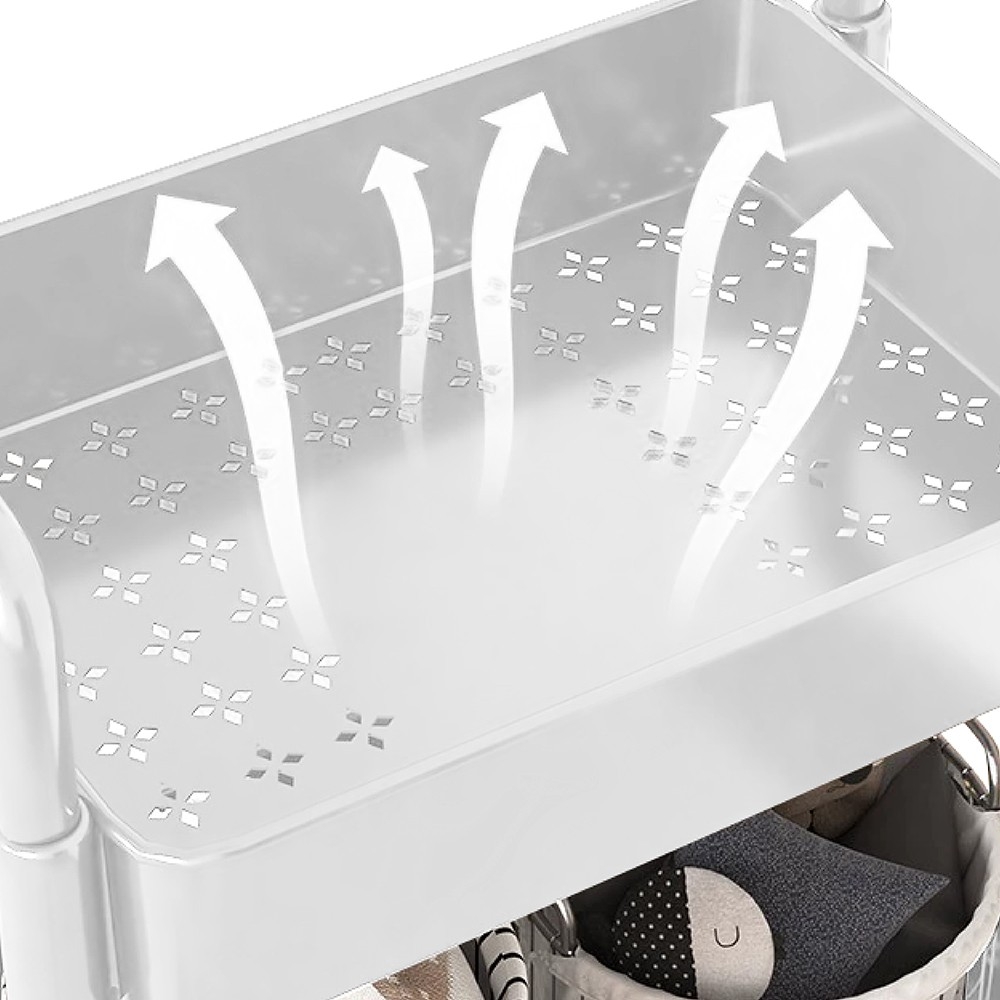 Mô tả BG - 4026 Kệ Tiện Lợi 3 TẦNG ,Xe Đẩy Spa YTC Để Đồ Đa Năng, bánh xe không có khóa - 4