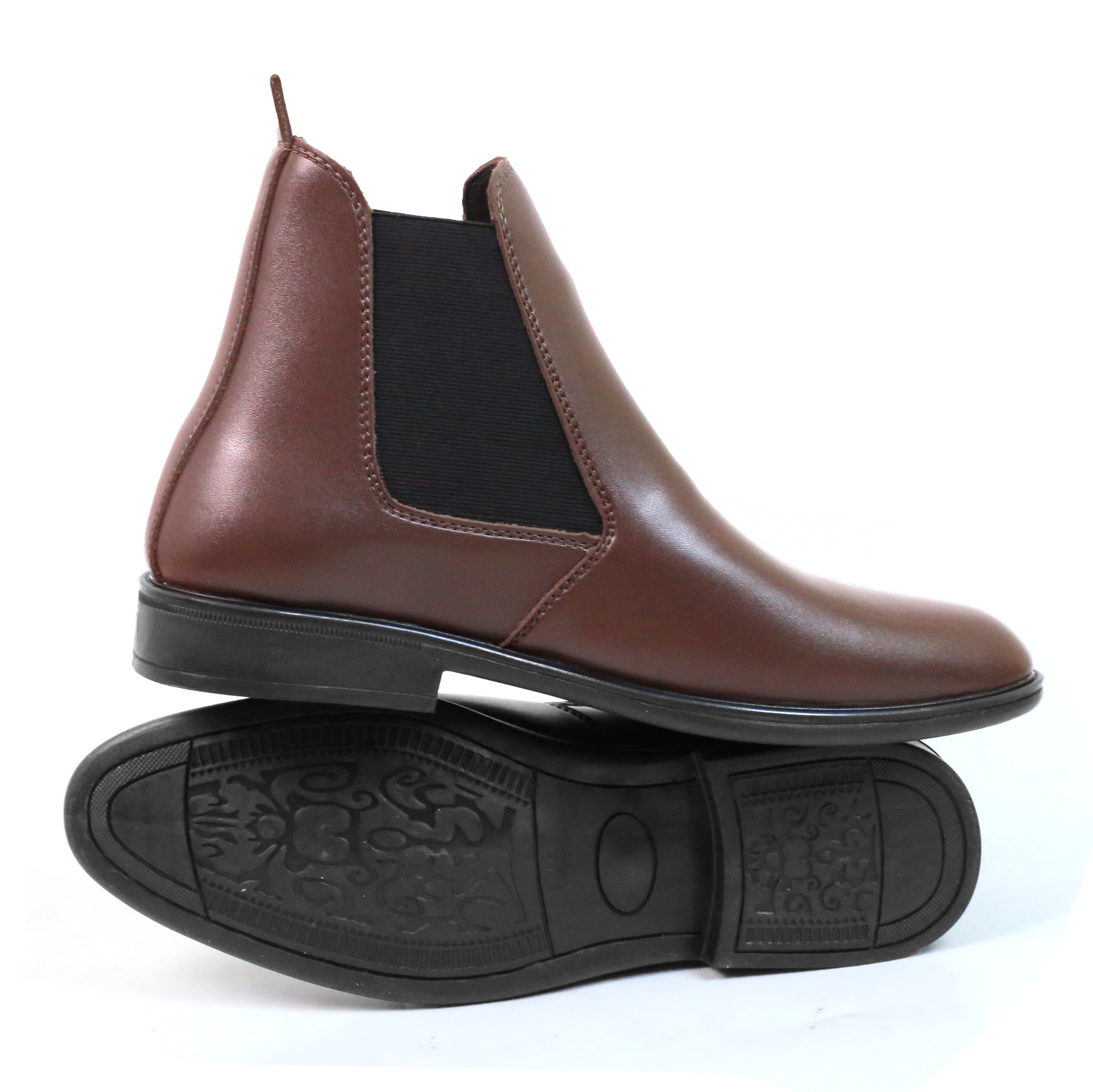 Mô tả Giày da chelsea boots Inichi G1071 da loại tốt, có may đế - 4