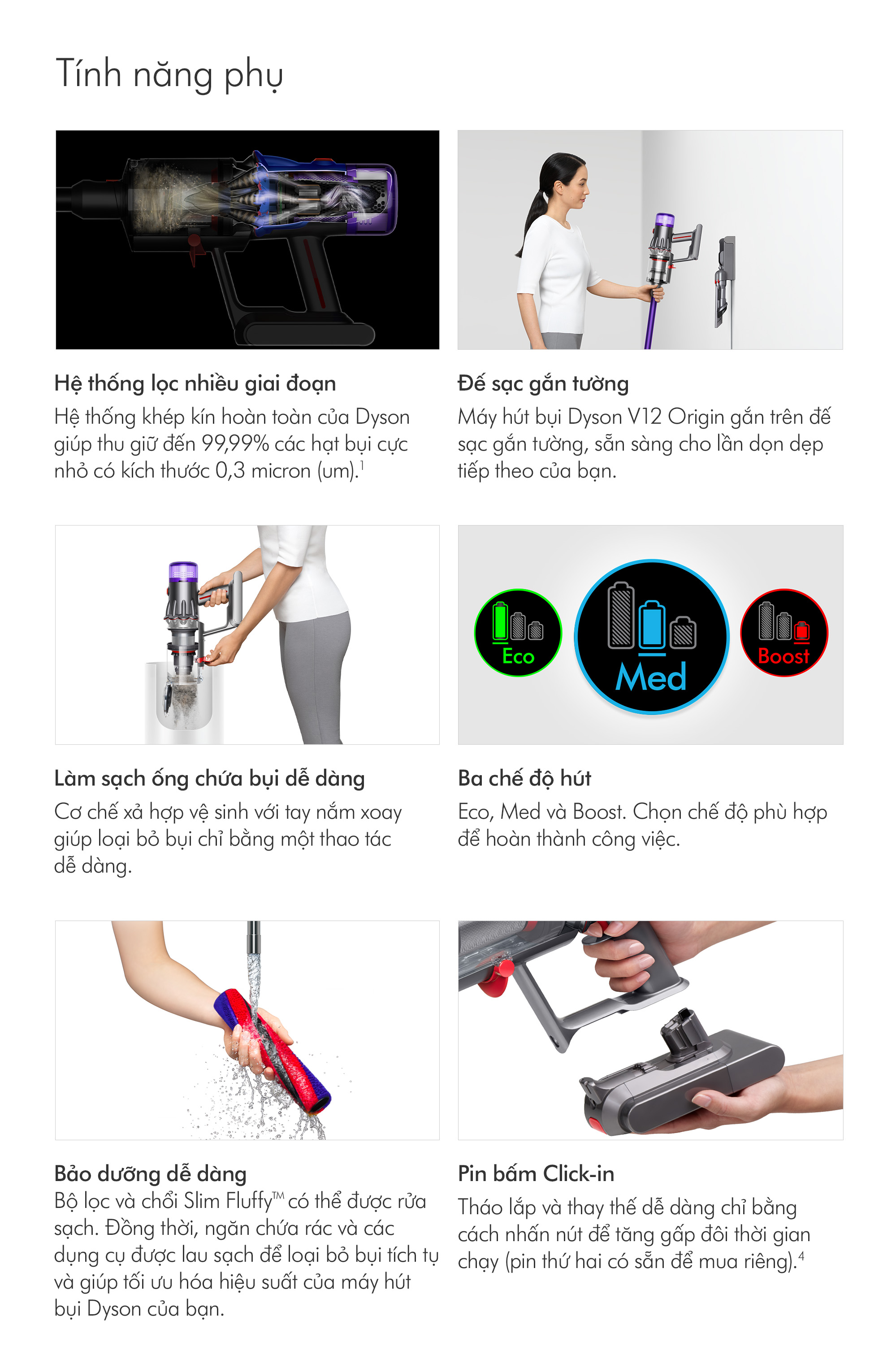 Mô tả Máy hút bụi không dây Dyson V12 Origin - 7