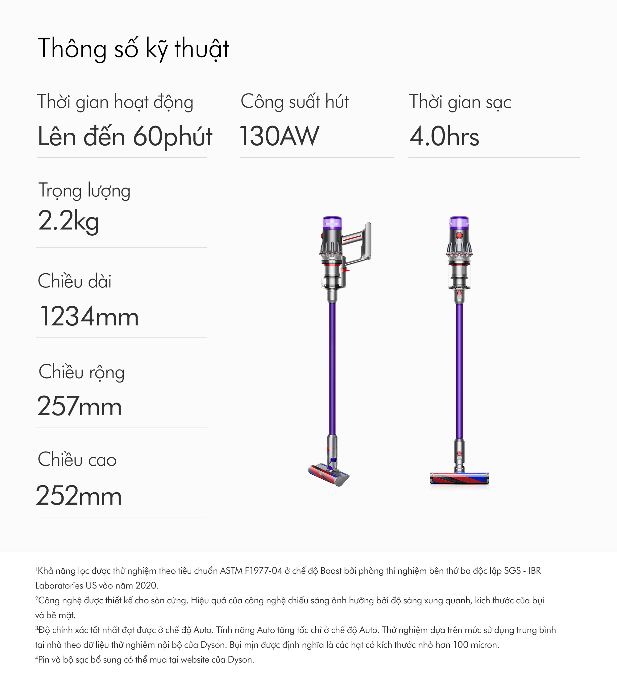 Mô tả Máy hút bụi không dây Dyson V12 Origin - 8