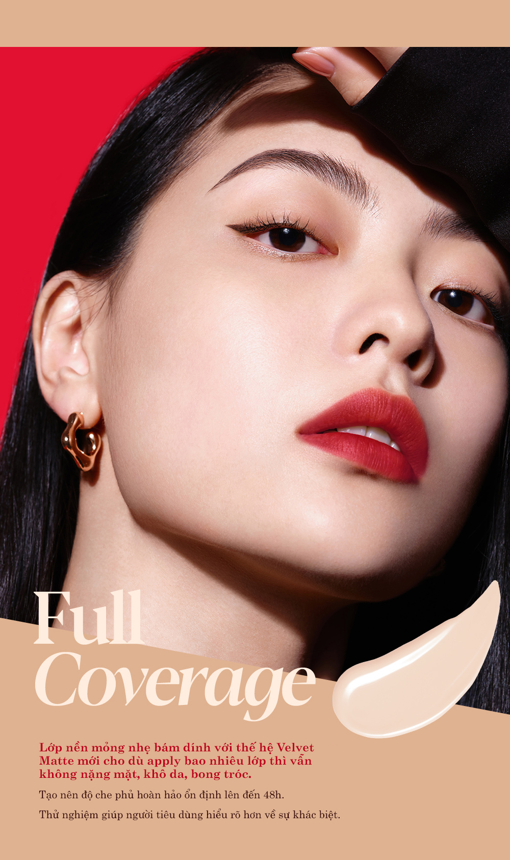 Mô tả Kem Nền Siêu Che Phủ Espoir Pro Tailor Foundation Be Velvet SPF22 PA++ 30gr - 2