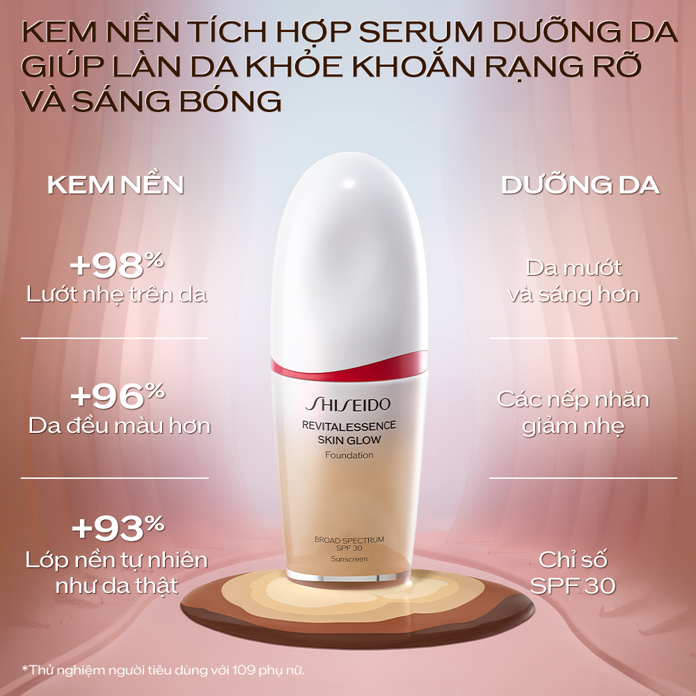 Mô tả Kem nền Shiseido Revitalessence Skin Glow Foundation 30ml - 2