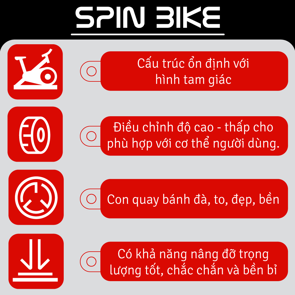 Mô tả BG - Xe đạp tập thể dục nhỏ gọn tại nhà  Fitness, ELITE 03 có đồng hồ tập luyện, đo nhịp tim - 4