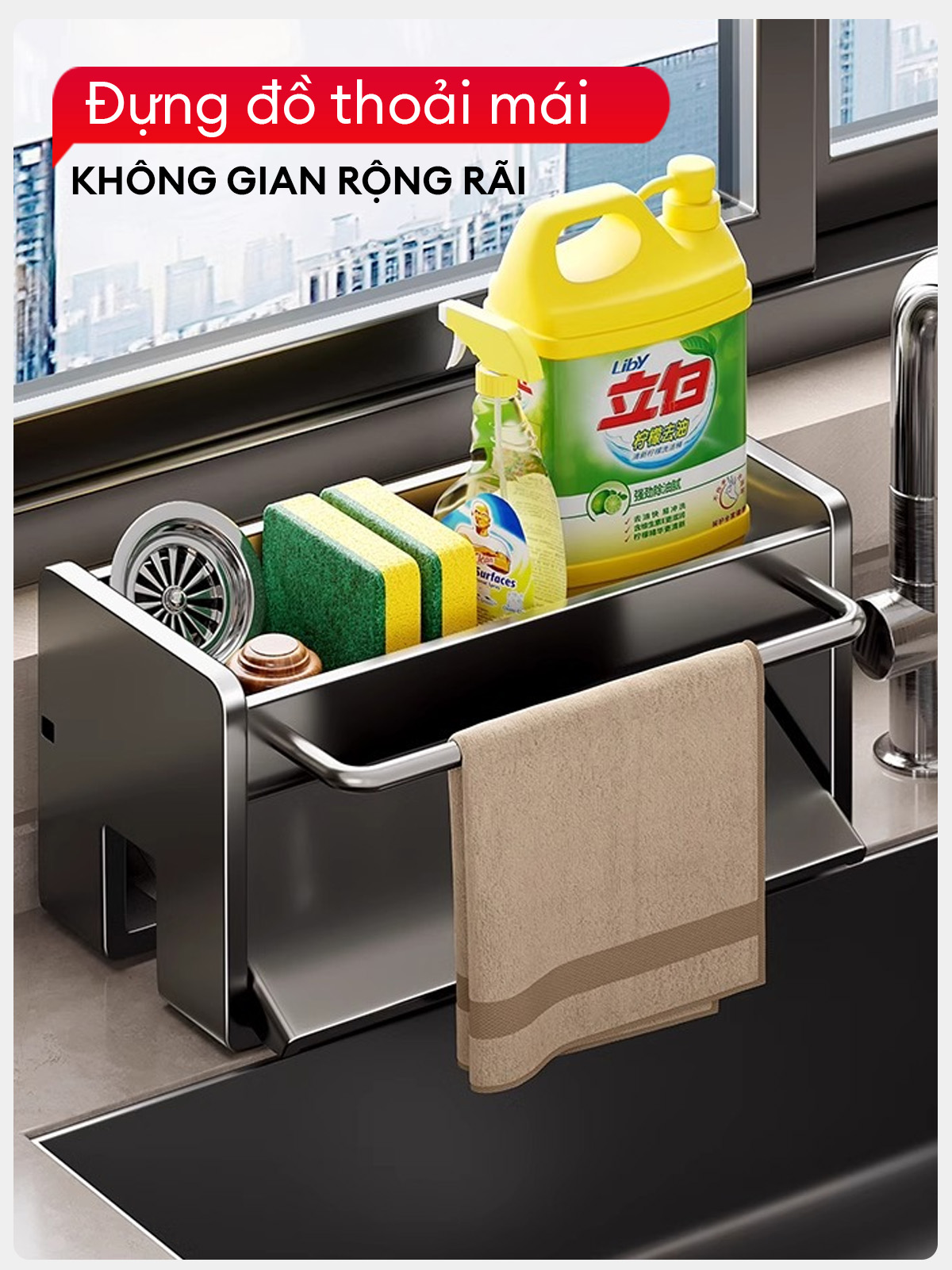 Kệ Enomax màu đen sang trọng