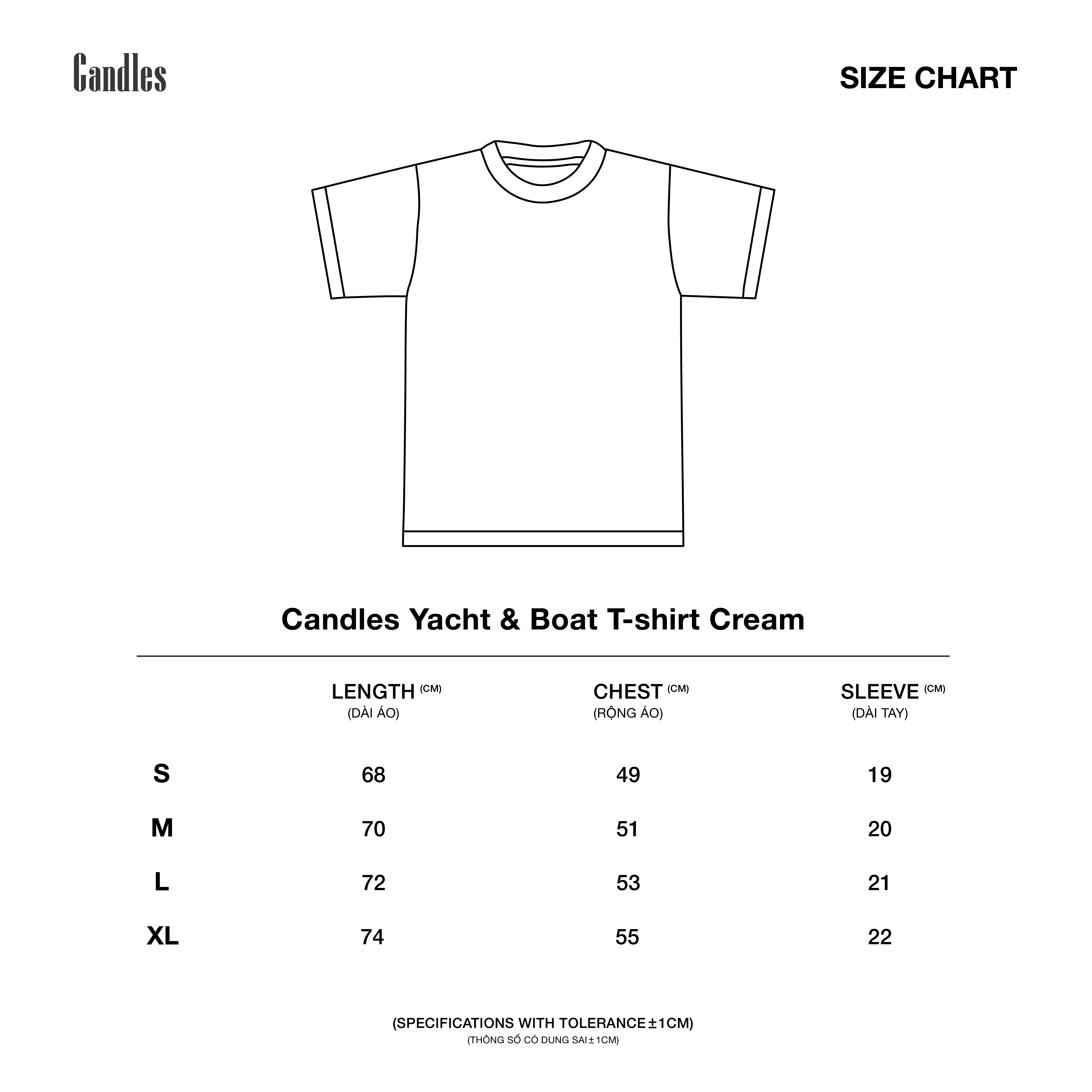 Mô tả Áo thun Candles Yacht & Boat Oversize Tee Unisex - 5