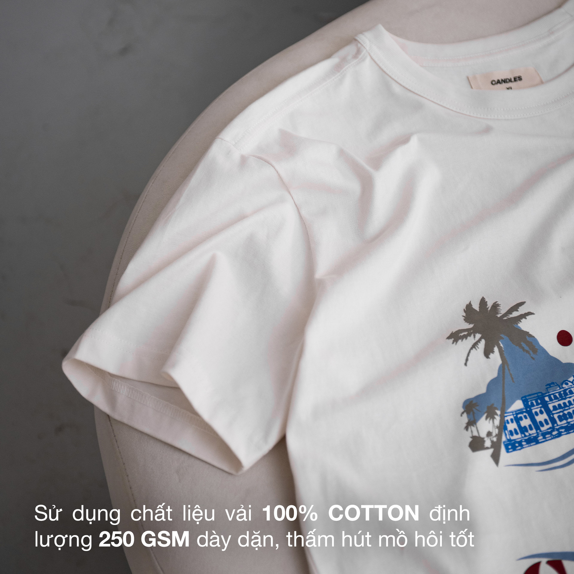 Mô tả Áo thun Candles Yacht & Boat Oversize Tee Unisex - 4