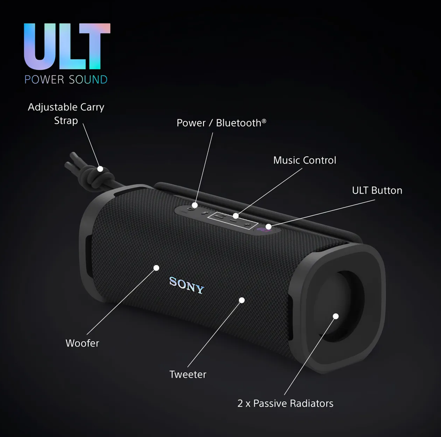 Mô tả Loa Bluetooth ULT FIELD 1 Sony SRS-ULT10. Âm Bass UTL Mạnh Mẽ, IPX67, Bluetooth 5.3, Mẫu 2024 - 3