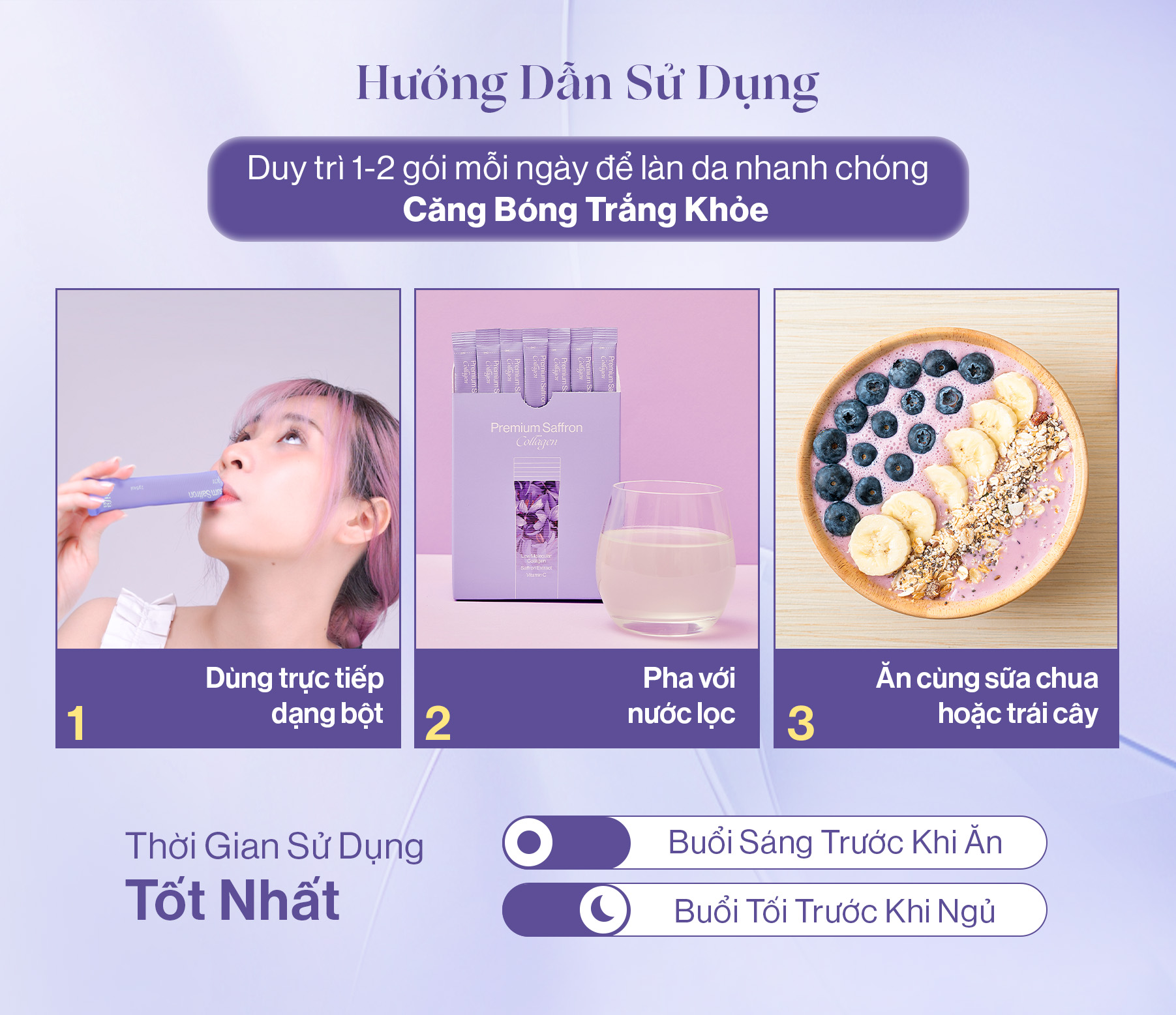 Mô tả [Gilaa  x KOL] Bột Uống Collagen Cao Cấp Kết Hợp Saffron Gilaa (60 gói x 2g) - 4