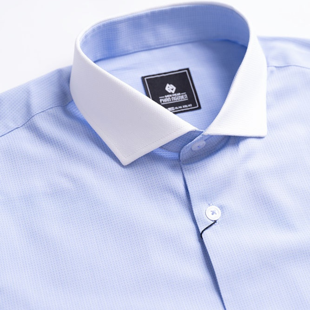 Mô tả Áo sơ mi họa tiết nam Phan Nguyễn, form slim fit, chất liệu bamboo mềm, mát, an toàn cho da SMD.1373 - 4