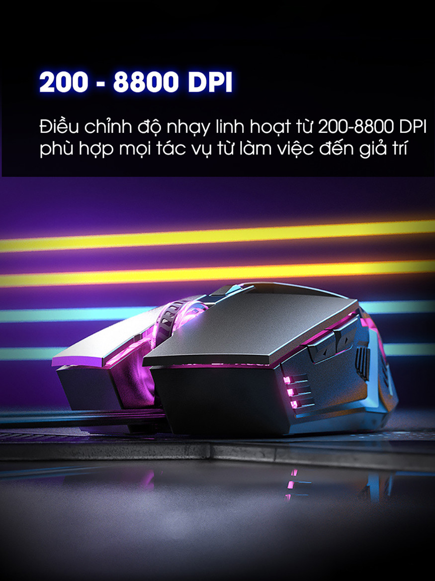 Độ nhạy DPI chuột SIDOTECH W2