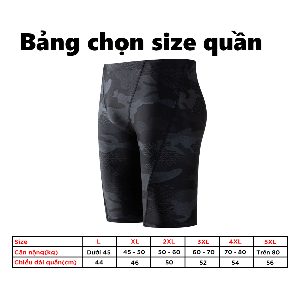Mô tả Quần Bơi Lửng mẫu 2025 Tặng Kèm Nón Bơi Quần Bơi Nam Hoa Văn Camo Co Giãn Thoát Khí Nhanh Khô Cleacco Boro Sport - 1