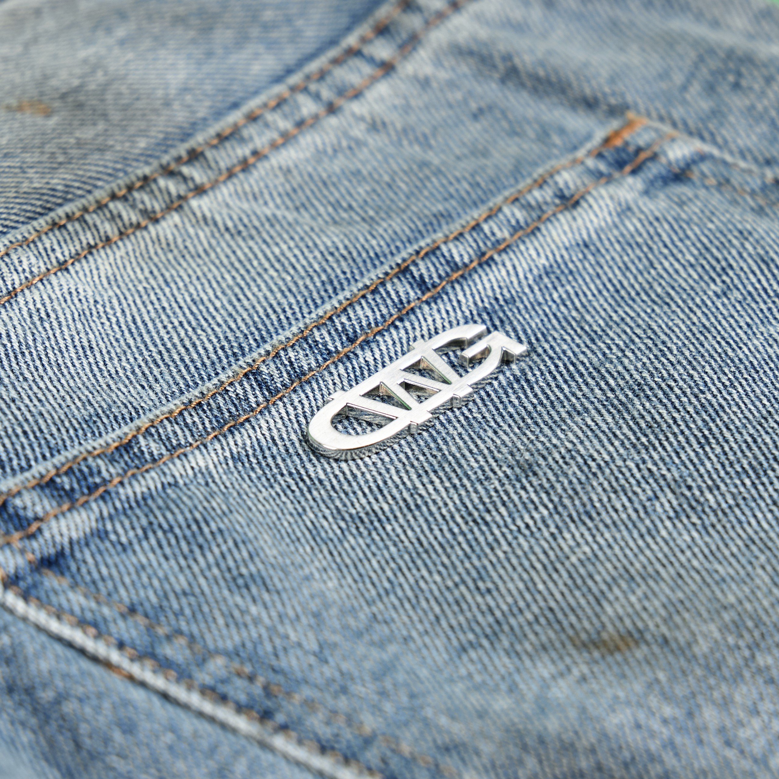 Mô tả DOUBLE-WAISTED BAGGY JEANS / BLUEROCK - 6