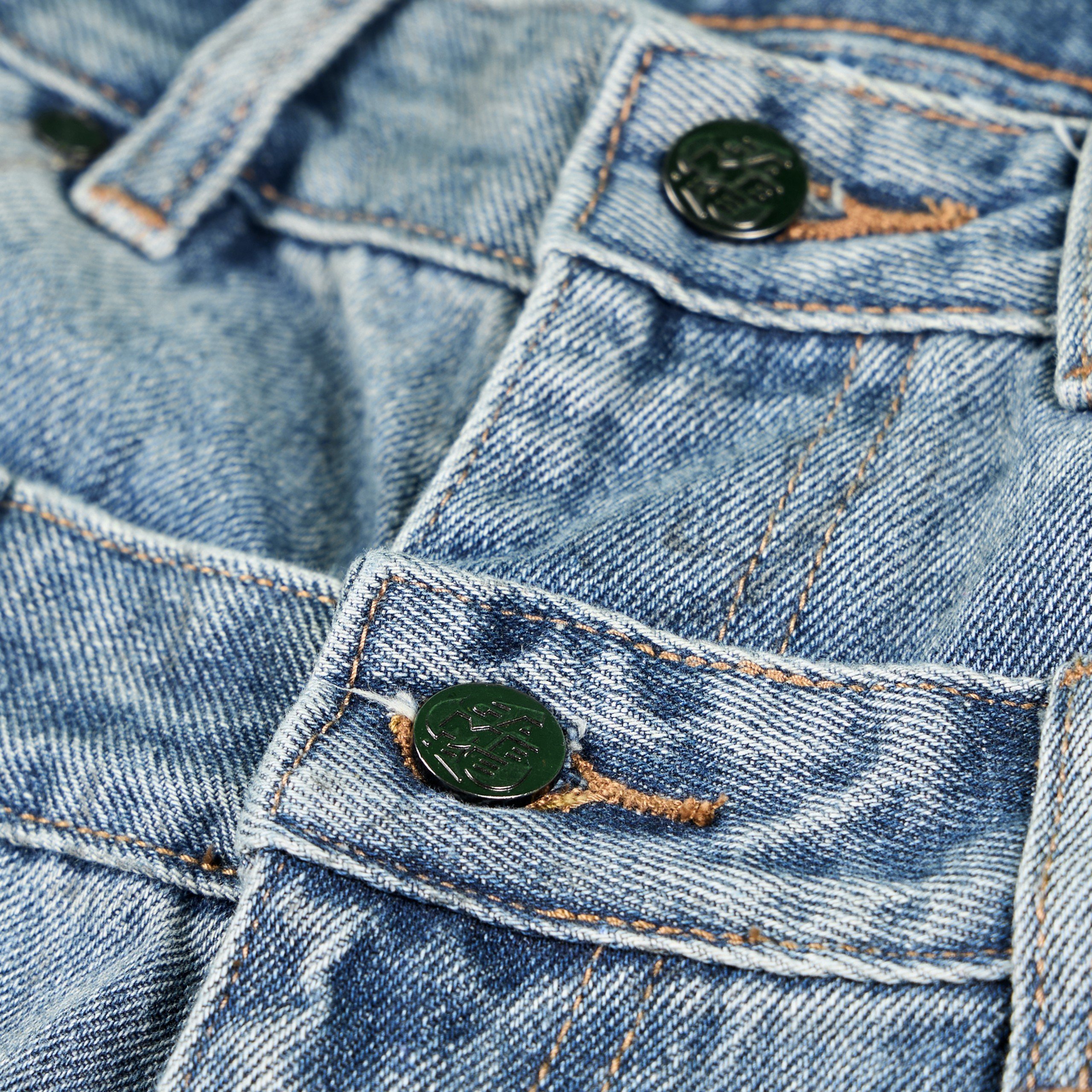 Mô tả DOUBLE-WAISTED BAGGY JEANS / BLUEROCK - 7
