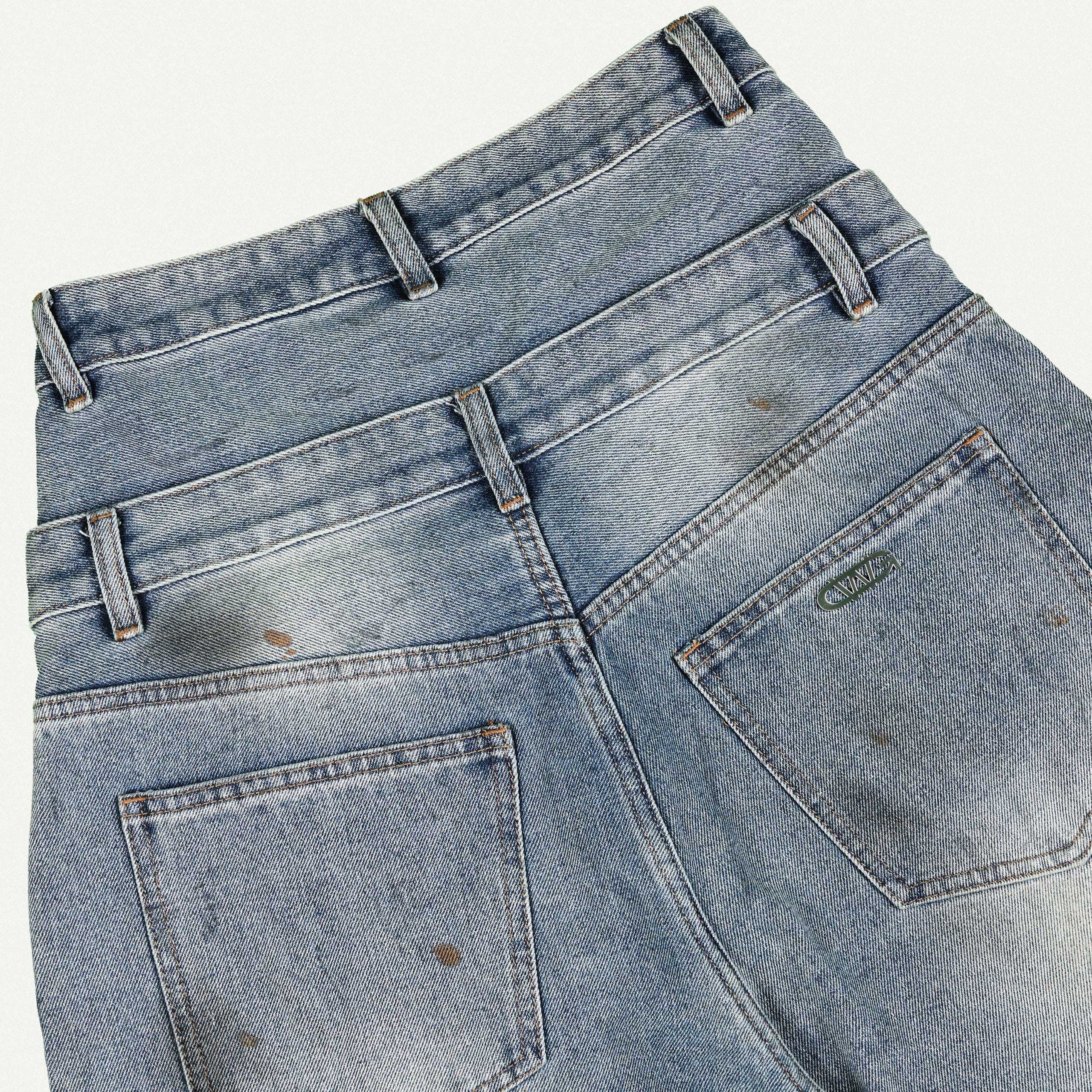 Mô tả DOUBLE-WAISTED BAGGY JEANS / BLUEROCK - 4