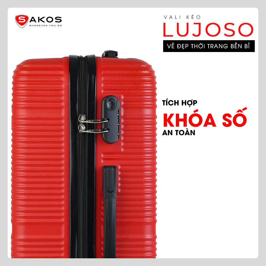Mô tả Vali Kéo Nhựa Du Lịch STARGO LUJOSO Z22 - Size S (20inch)/ Xách Tay (Cabin) - Khóa Số - Nhựa ABS - 5