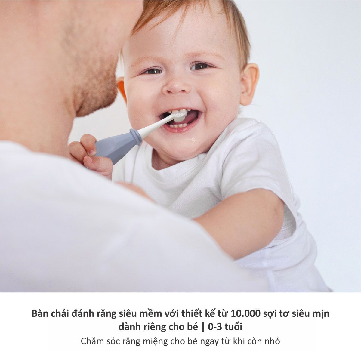 Mô tả Bàn chải đánh răng lông mềm cho bé từ 0- 8 tuổi KU.KU DUCKBILL KU1148 - 1
