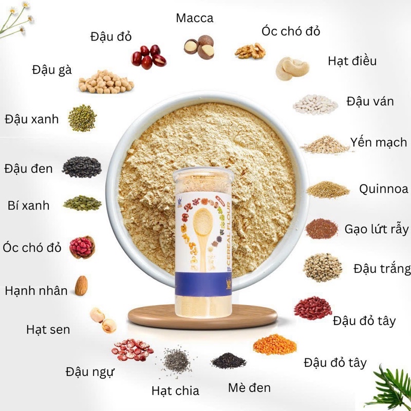 Mô tả Bột Ngũ Cốc Dinh Dưỡng 500g Vua Yến Mạch - 1