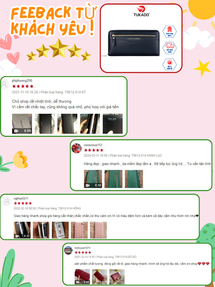 Ví Dài Nữ Cầm Tay TAILIAN TL16 - Ảnh 2