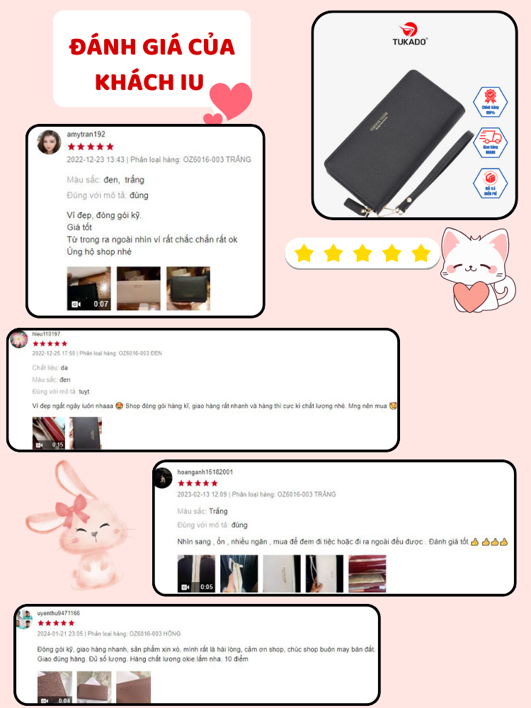 Mô tả Ví Dài Nữ Cầm Tay FOREVER YOUNG Đựng Tiền Điện Thoại Da Xước Cao Cấp Bền Đẹp Giá Rẻ PFY36 - Tukado - 2