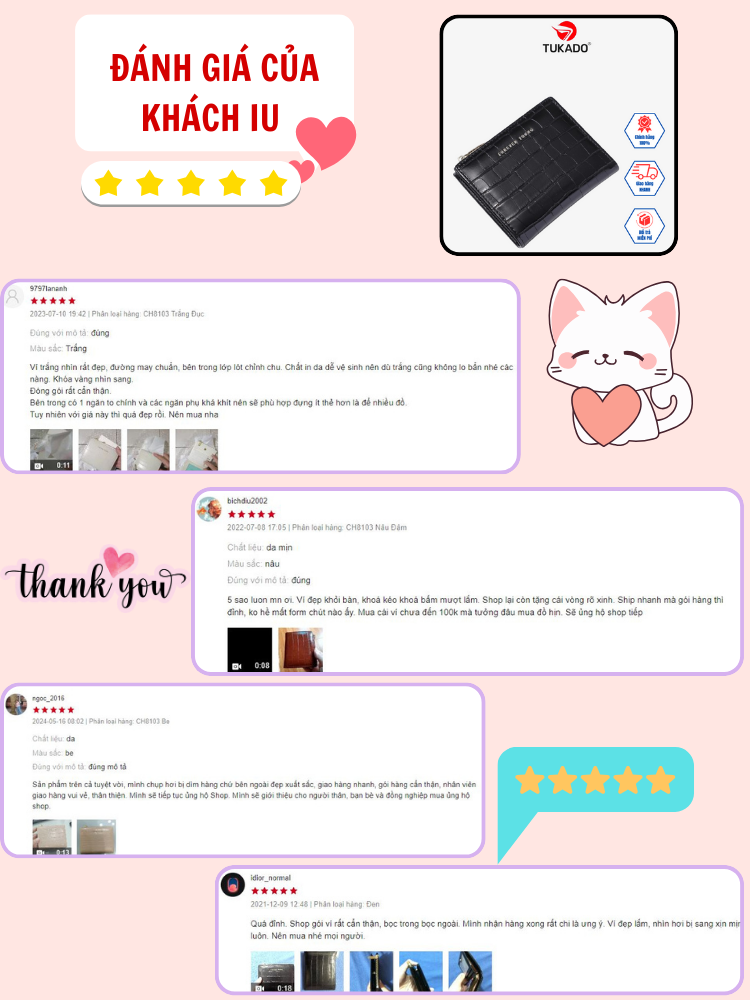 Ví Nữ Mini PERFECT FOR YOU PFY26 Trắng