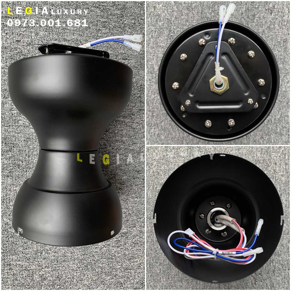Mô tả Quạt Trần Mini Có Đèn Lê Gia LGFAN650 - Chiều Cao 23cm - Sải Cánh 73cm - Bảo Hành 5 Năm - 11