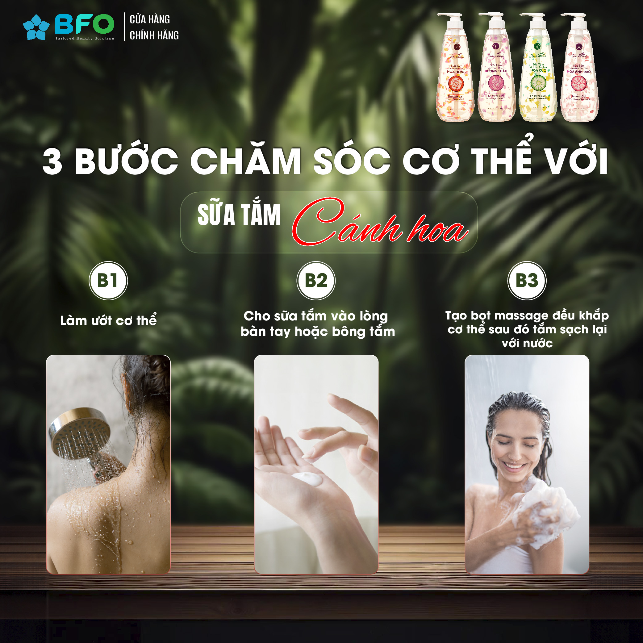 Mô tả Sữa Tắm Nước Hoa Dưỡng Ẩm Tinh Dầu Hoa Hồng Hương Thảo Tami Natural 600ml - 7