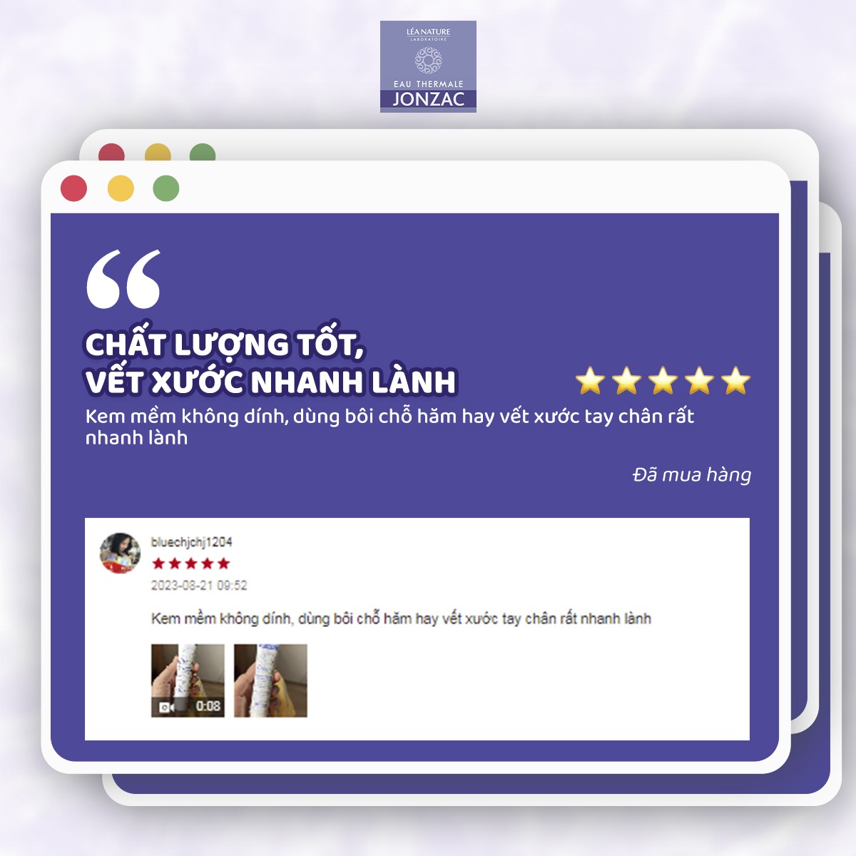 Mô tả Kem làm dịu kích ứng hữu cơ hỗ trợ chống hăm JONZAC dành cho bé từ sơ sinh 40ml - 8