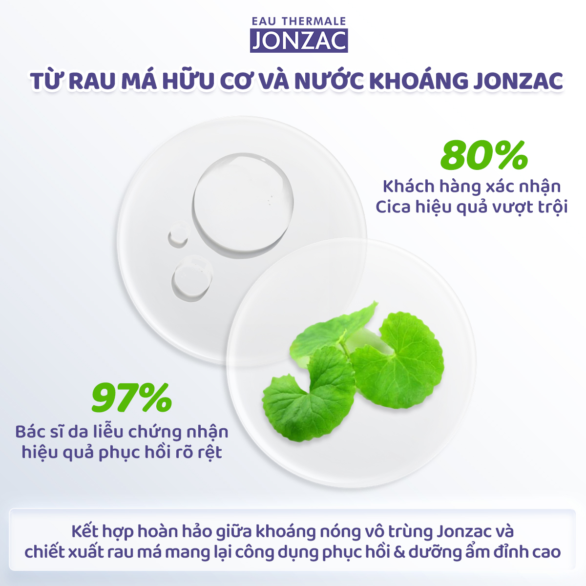 Mô tả Kem làm dịu kích ứng siêu phục hồi hữu cơ CICA JONZAC cho bé và cả gia đình 40ml - 1