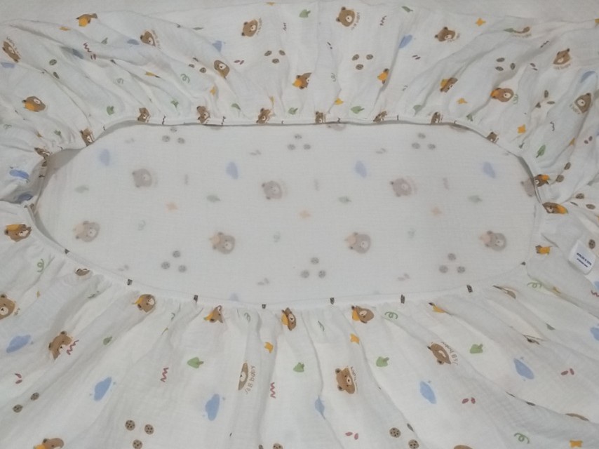 Mô tả Ga cũi vải xô muslin TILO 100% cotton nhiều kích thước - 4
