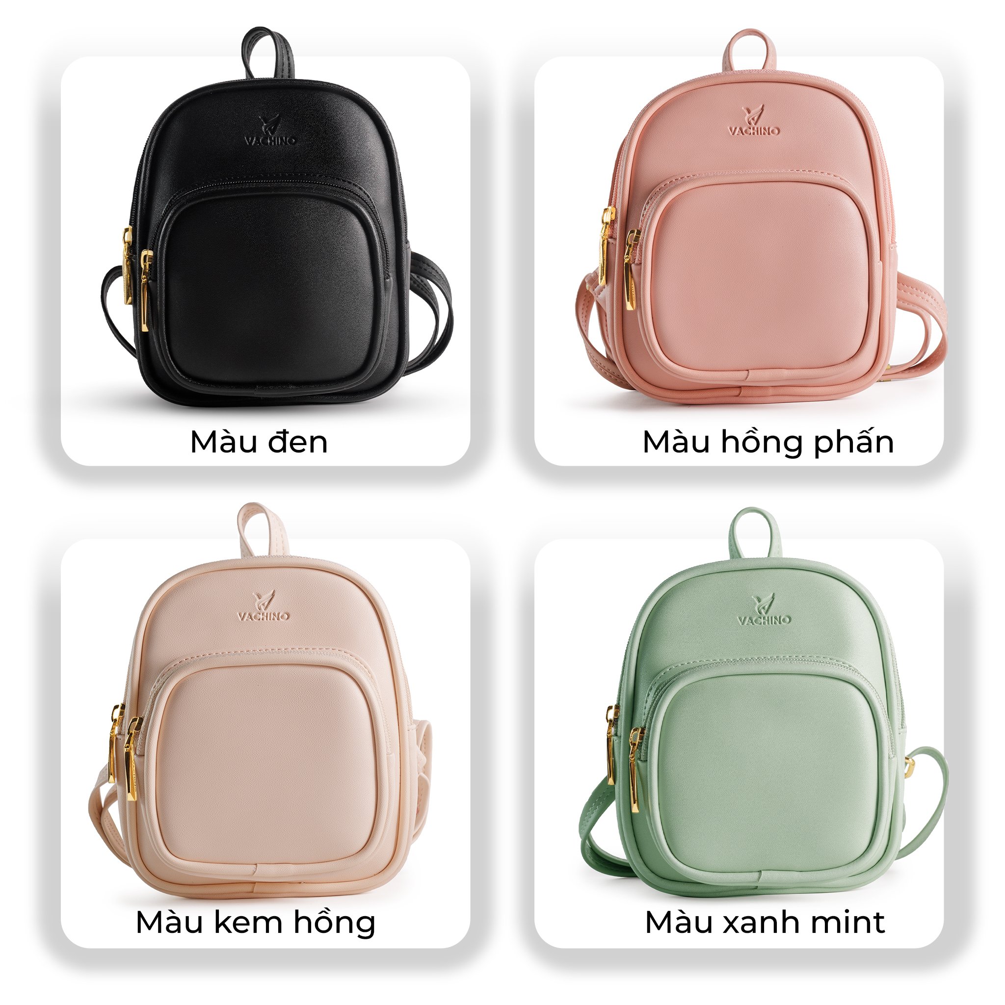 Mô tả Balo da nữ mini siêu dễ thương VACHINO-BG030 - 2