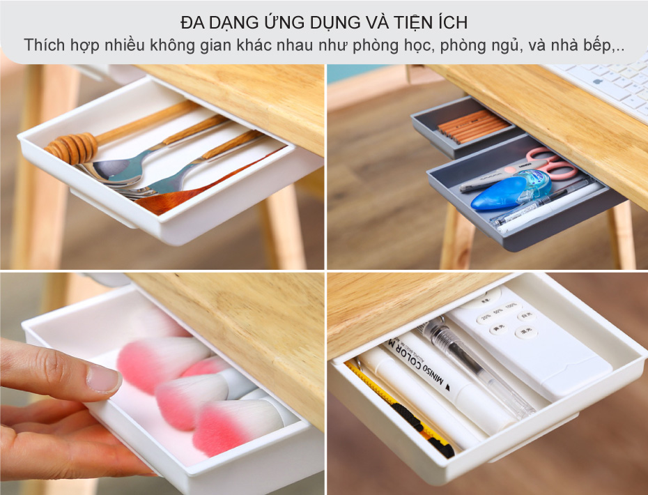 Ngăn kéo lớn dưới bàn 25.5x20 cm gắn bàn làm việc hộc bàn rời văn phòng ...