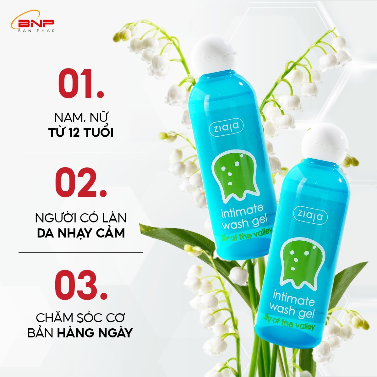 Mô tả Dung dịch vệ sinh phụ nữ Intimate Ziaja Hoa Lan Chuông thơm mát dịu nhẹ, cân bằng pH tự nhiên, dưỡng ẩm sâu 200ml - 2