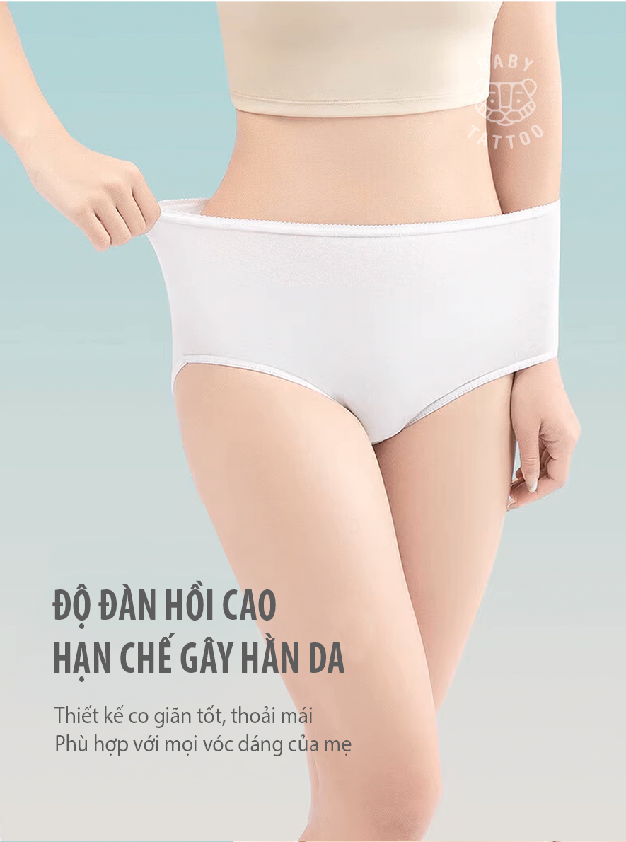 Mô tả Quần Lót Giấy BABY TATTOO, Quần Lót Sử Dụng 1 Lần Cho Chị Em Phụ Nữ Và Mẹ Bầu - 5