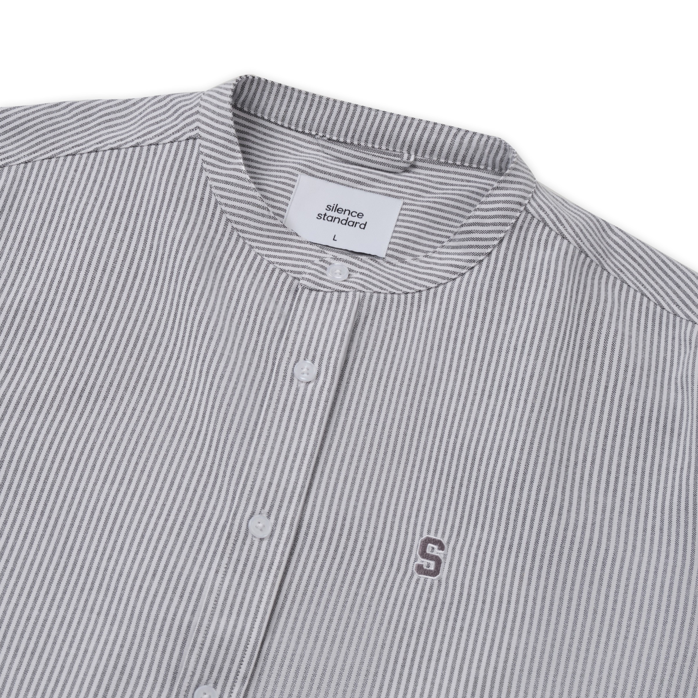 Mô tả Áo sơ mi cổ tàu SilenceStandard Premium Oxford [S028] - 3